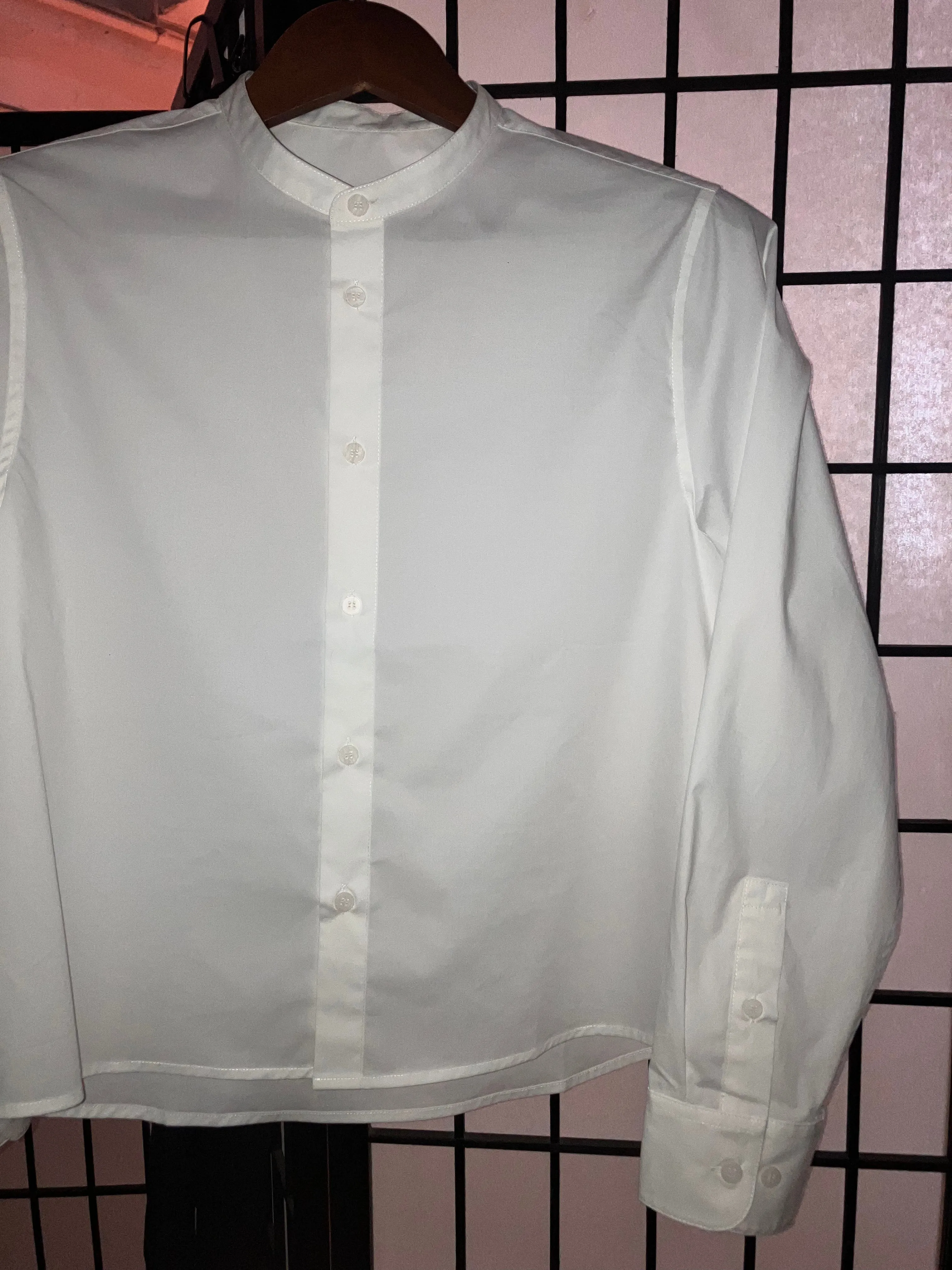 🗒 Cotton Mandarin Shirt