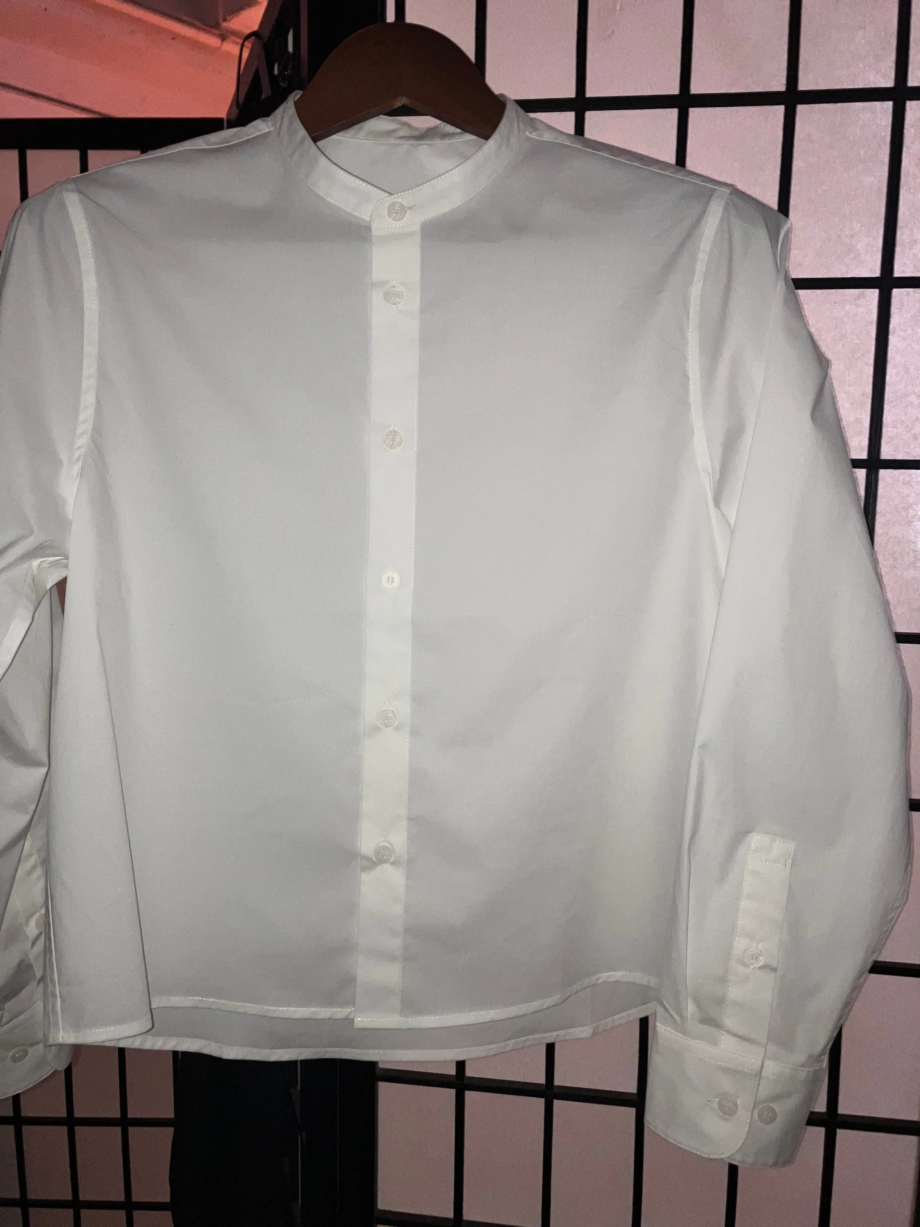 🗒 Cotton Mandarin Shirt