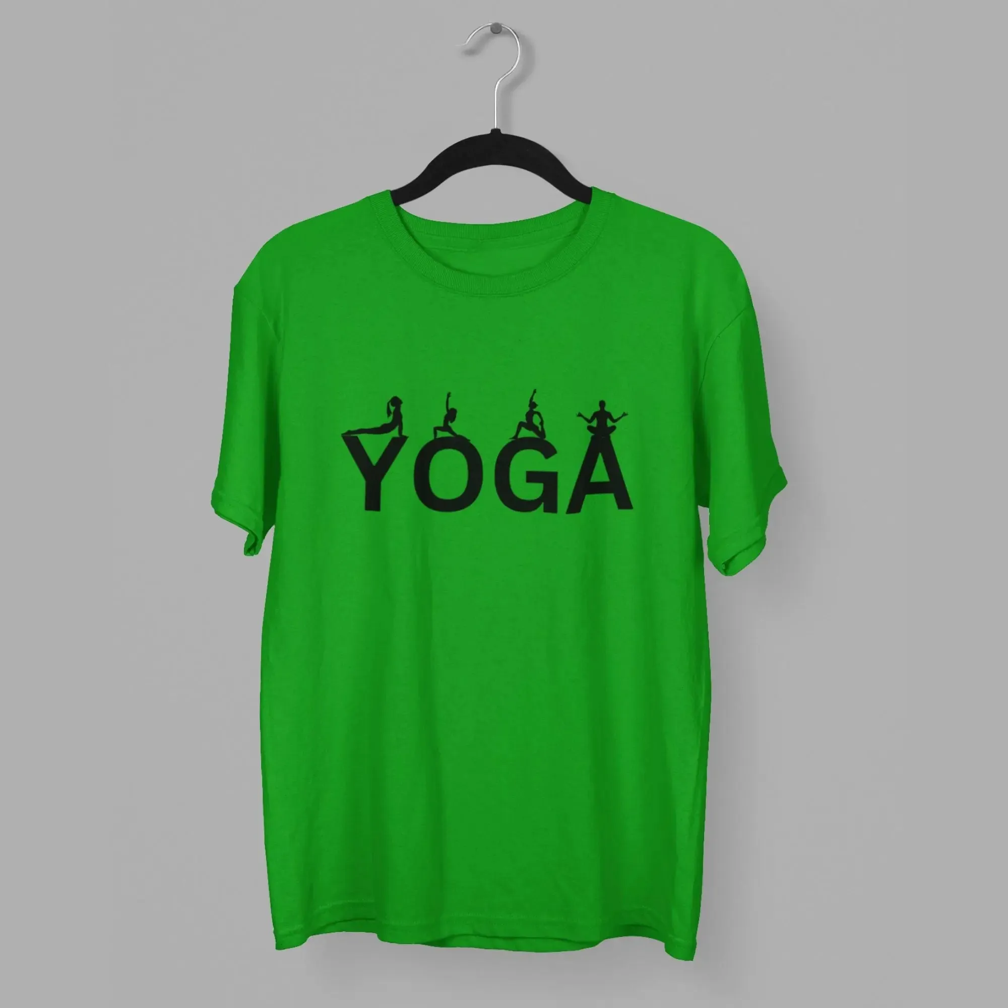1 Yoga Round Neck Half Sleeve Classic T-Shirt