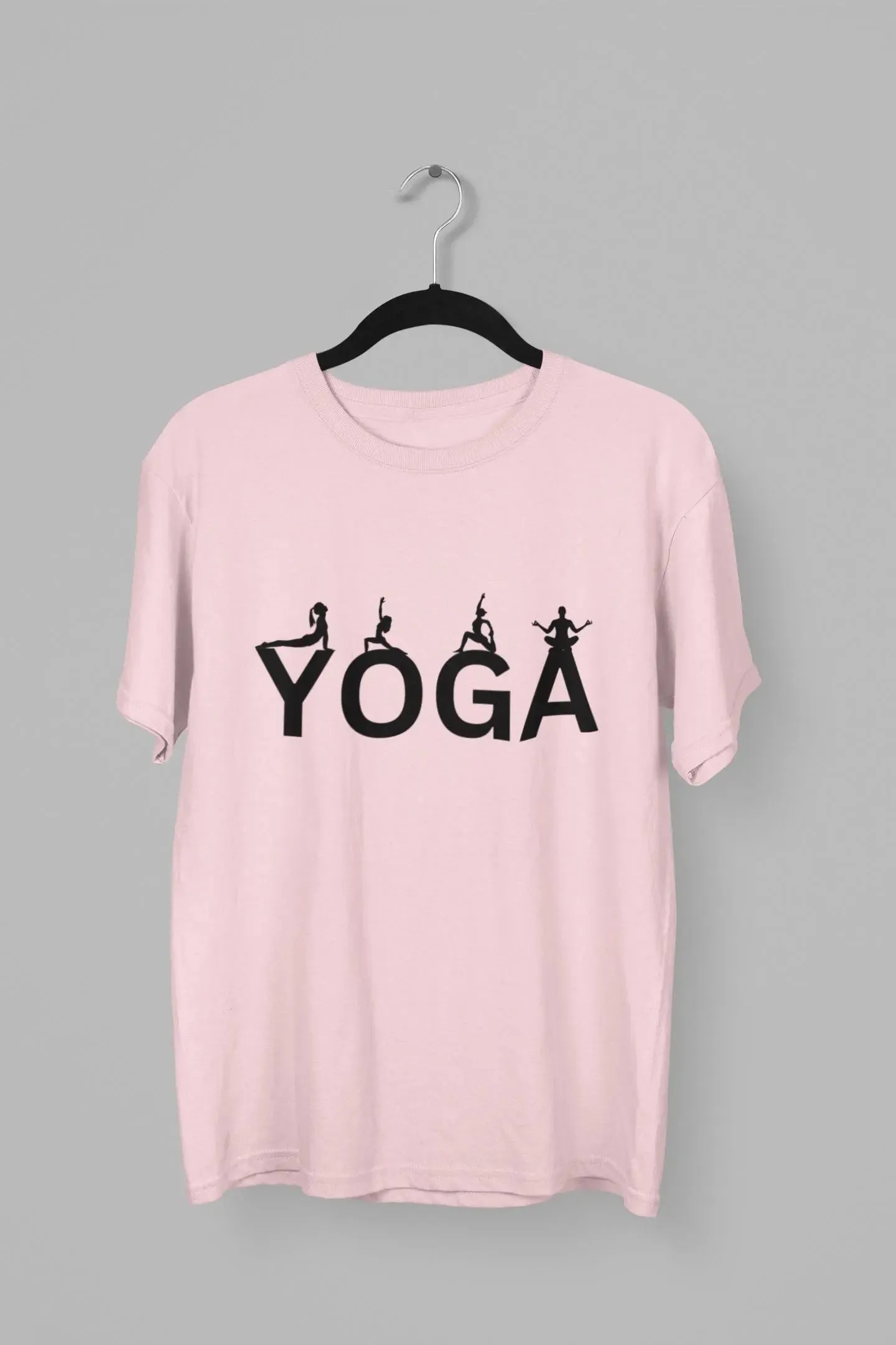 1 Yoga Round Neck Half Sleeve Classic T-Shirt