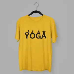 1 Yoga Round Neck Half Sleeve Classic T-Shirt