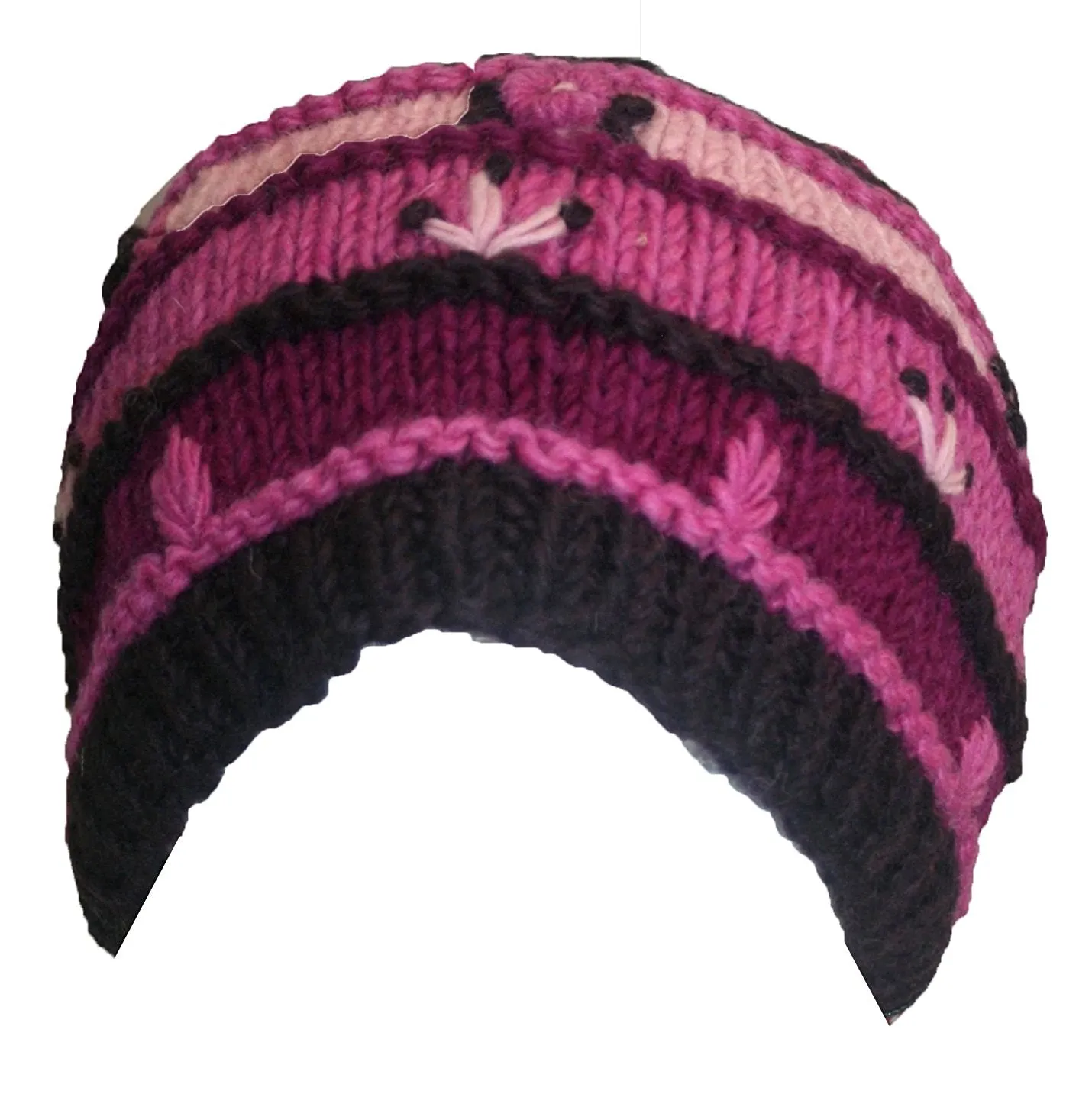 1418 Assorted Himalayan Knitted Lamb's Wool Fleece-Lined Hat OR Fingerless Mitten OR Folding Mitten