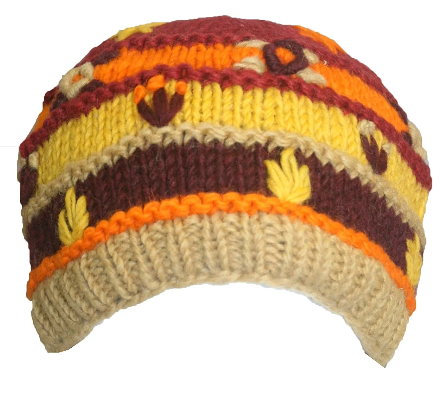 1418 Assorted Himalayan Knitted Lamb's Wool Fleece-Lined Hat OR Fingerless Mitten OR Folding Mitten