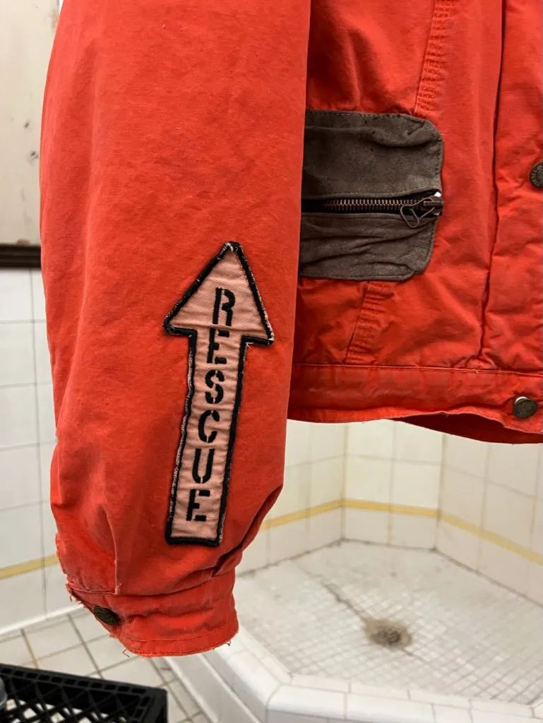 1980s Diesel Fleece Lined Military Inspired Bomber - Size L