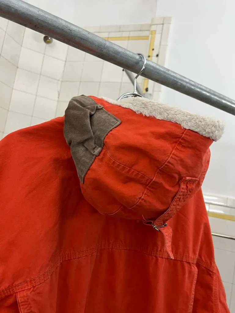 1980s Diesel Fleece Lined Military Inspired Bomber - Size L