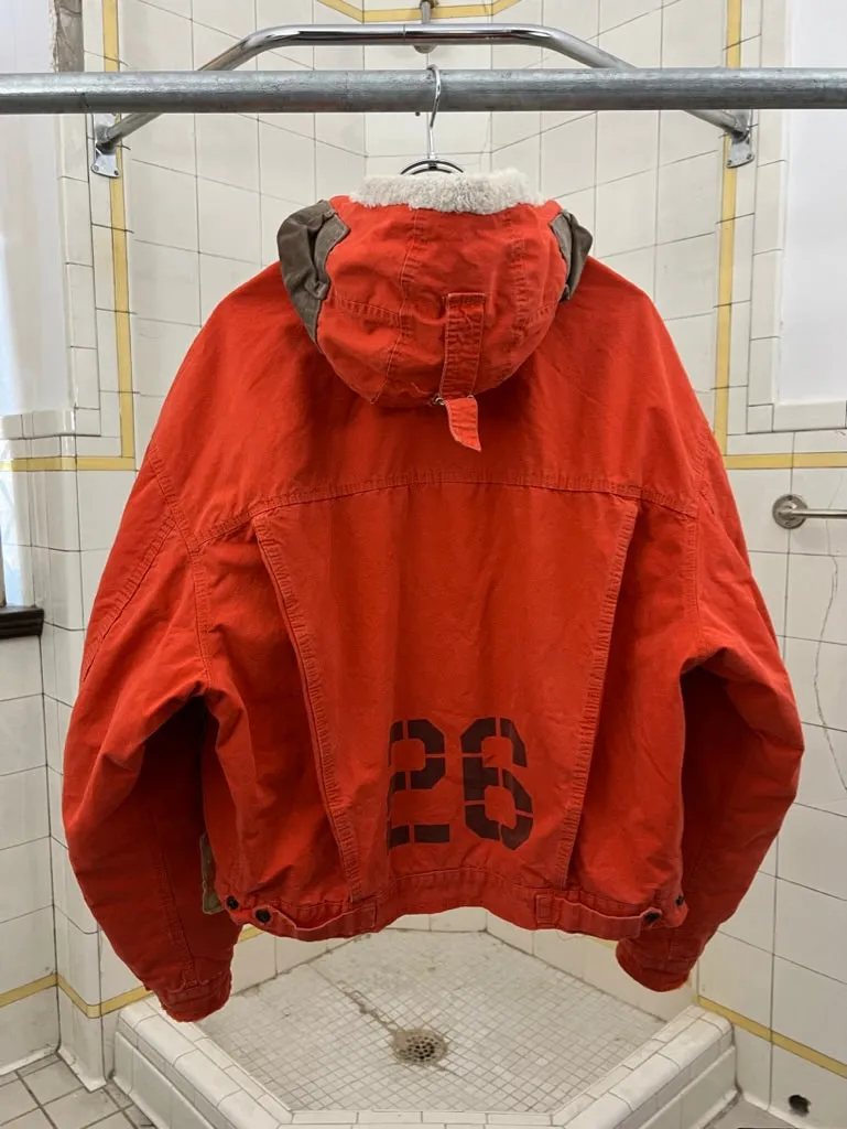 1980s Diesel Fleece Lined Military Inspired Bomber - Size L