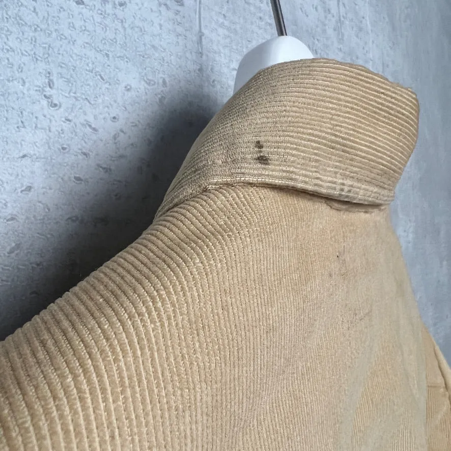 70'S USA製 *Lee* / CORDUROY WEATERN SHIRT / 17-35
