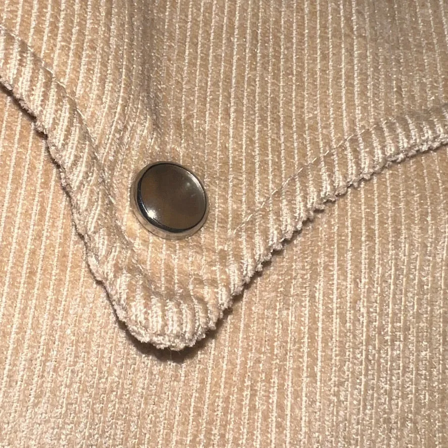 70'S USA製 *Lee* / CORDUROY WEATERN SHIRT / 17-35