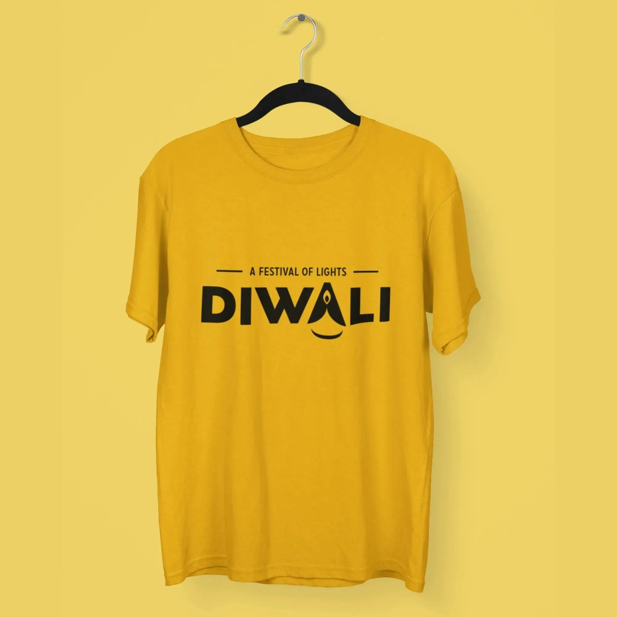 A Festival of Lights Round Neck Half Sleeve Classic T-Shirt