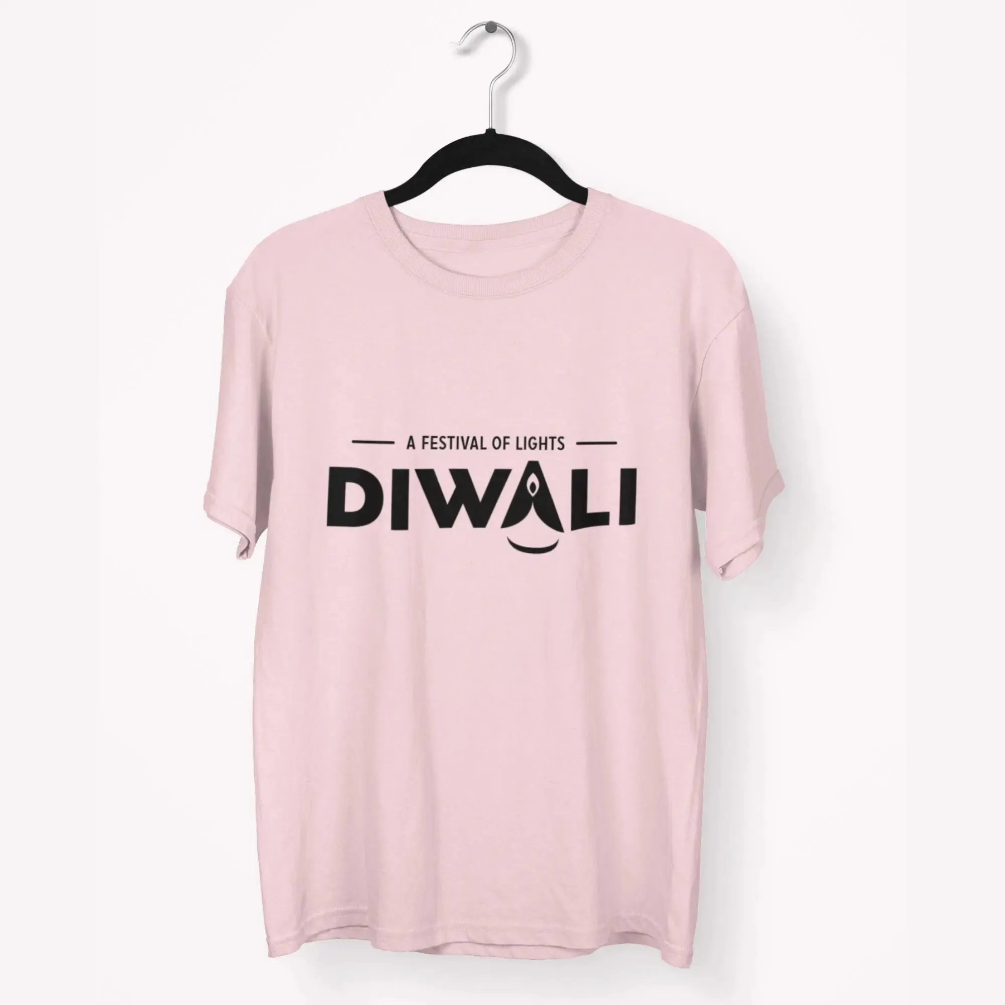 A Festival of Lights Round Neck Half Sleeve Classic T-Shirt