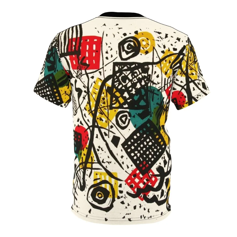 Abstract Art T-Shirt Inspired by Kandinsky and the Bauhaus Movement