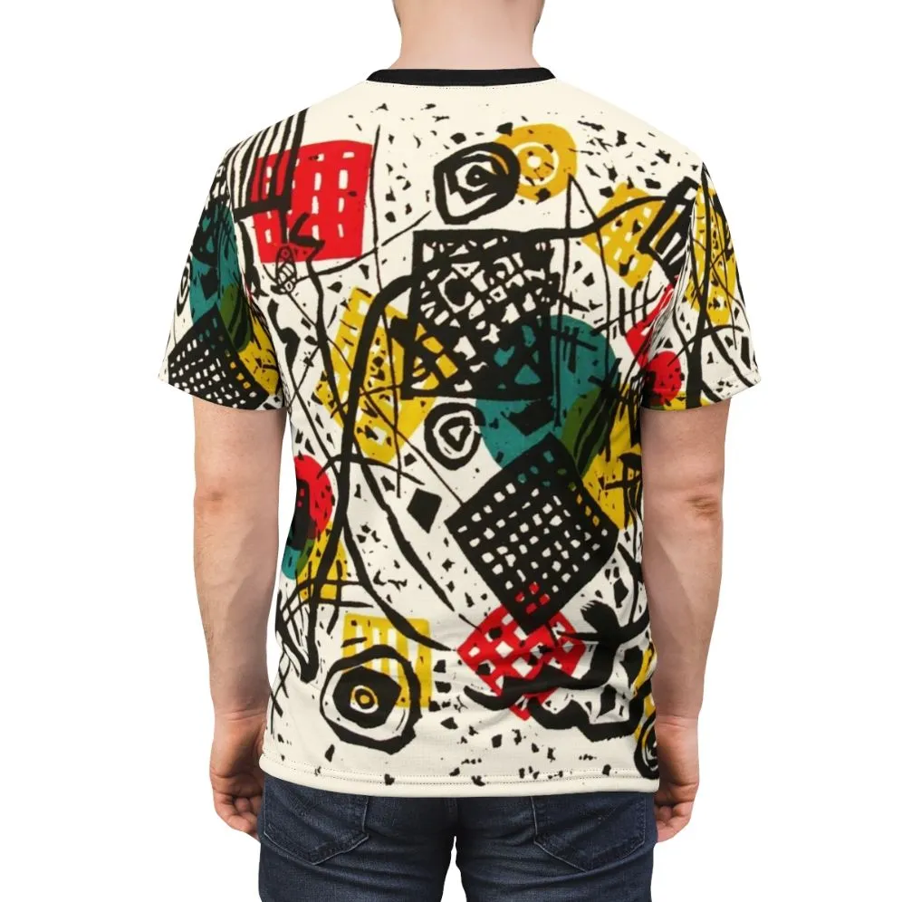 Abstract Art T-Shirt Inspired by Kandinsky and the Bauhaus Movement