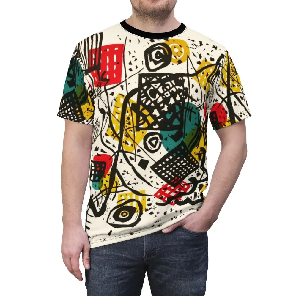 Abstract Art T-Shirt Inspired by Kandinsky and the Bauhaus Movement