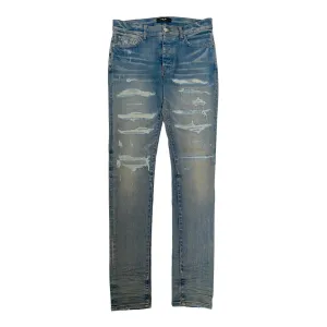 Amiri Denim Repair Thrasher Jeans Clay Indigo Pre-Owned