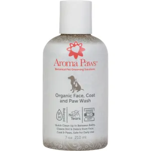 aroma paws organic face, coat and paw wash