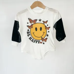 Be Happy Graphic Romper