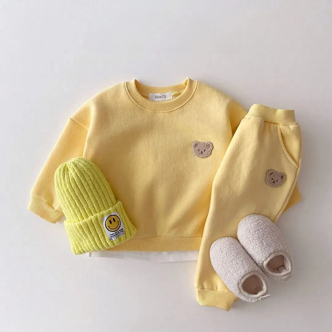 Bear Fleece Lined Winter Set