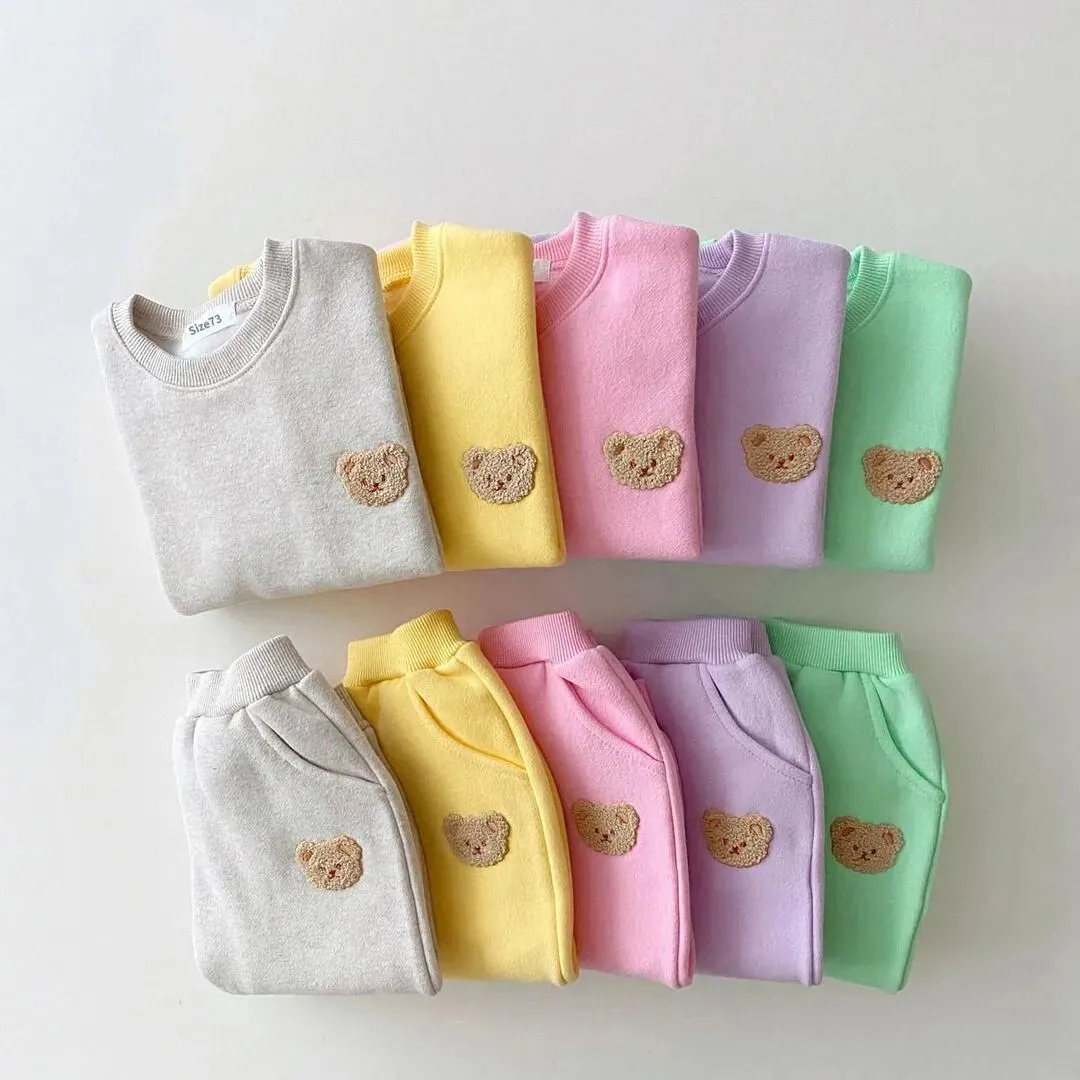 Bear Fleece Lined Winter Set
