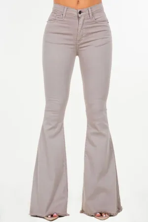Bell Bottom Jean in Cool Grey