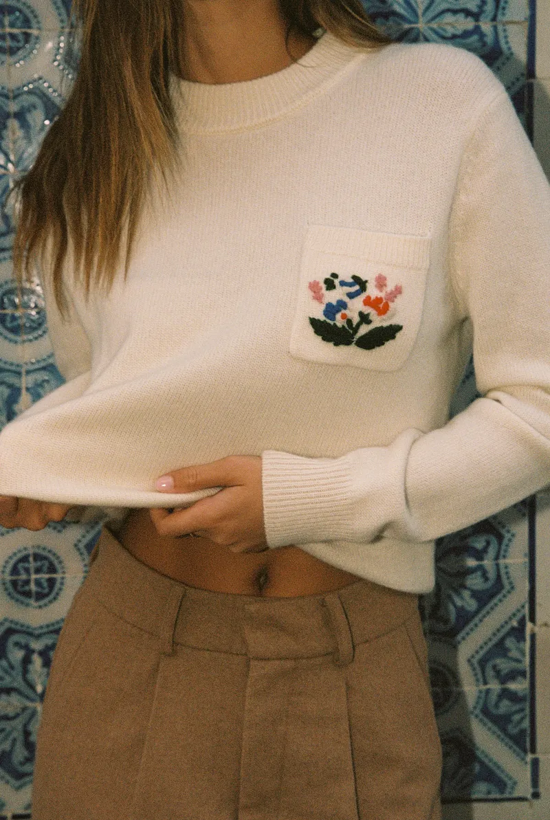 Birds of Paradis by Trovata Oksana Sweater