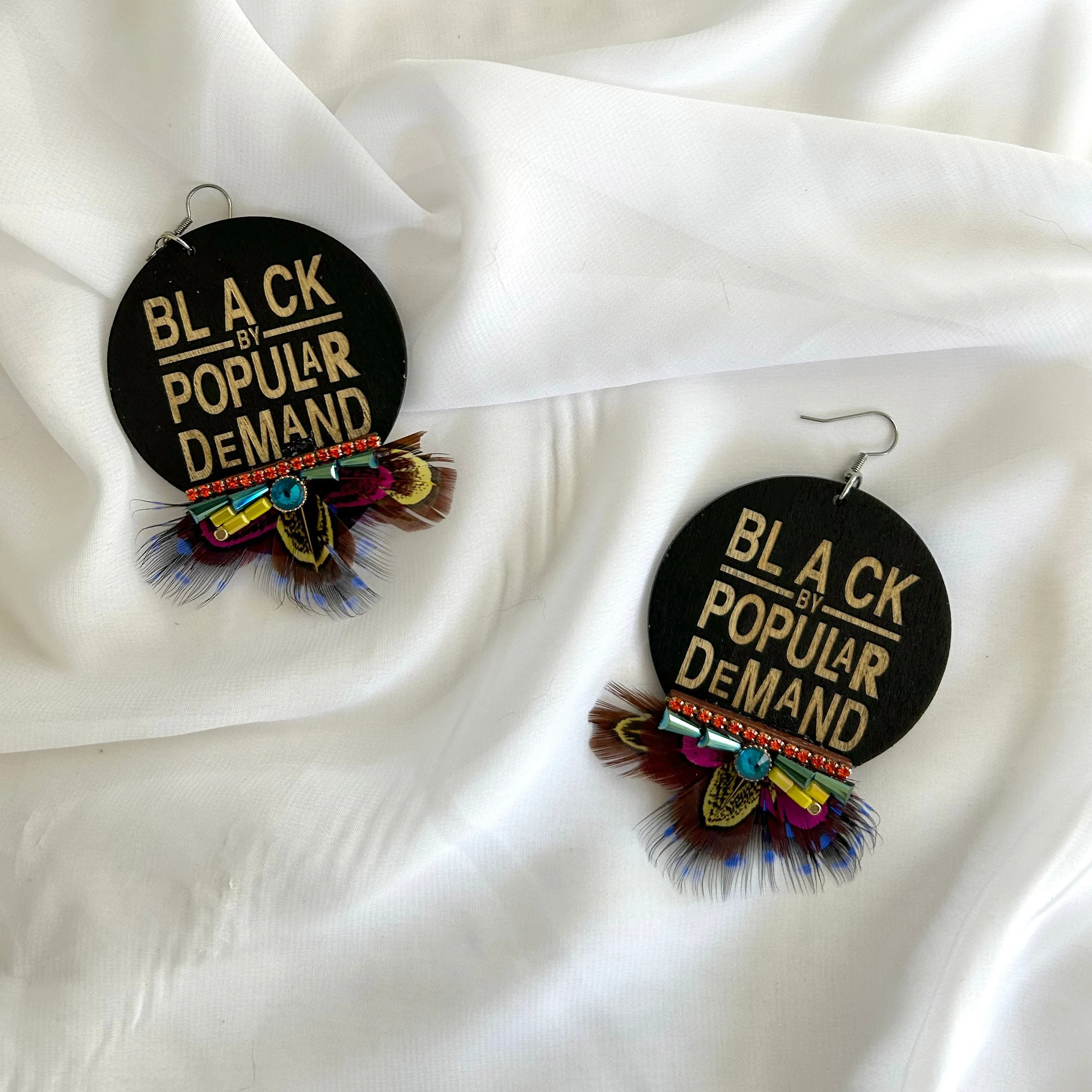 Black By Popular Demand Statement Earrings