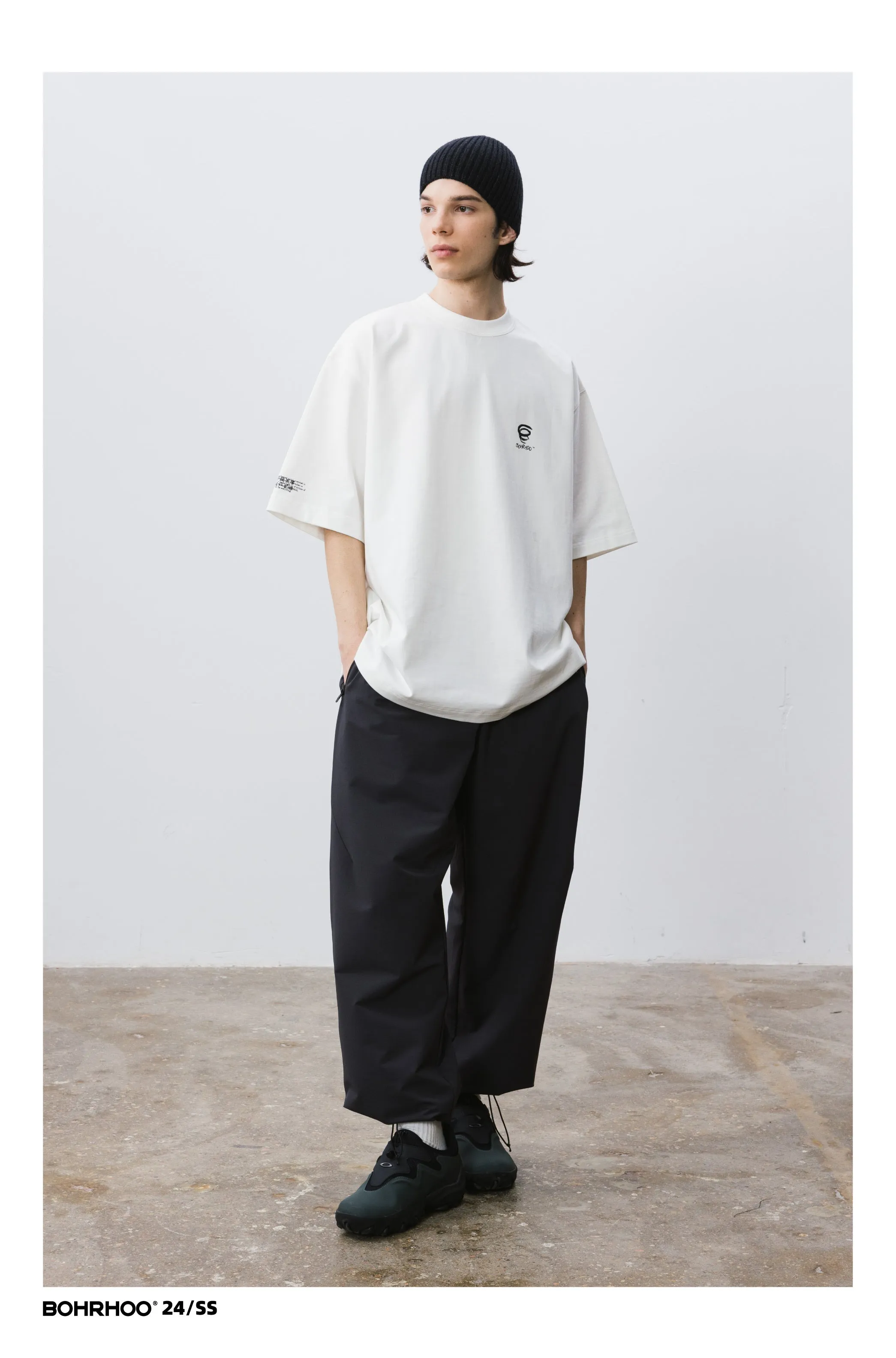 BOHRHOO ピュアコットンプリントTシャツ BHH008
