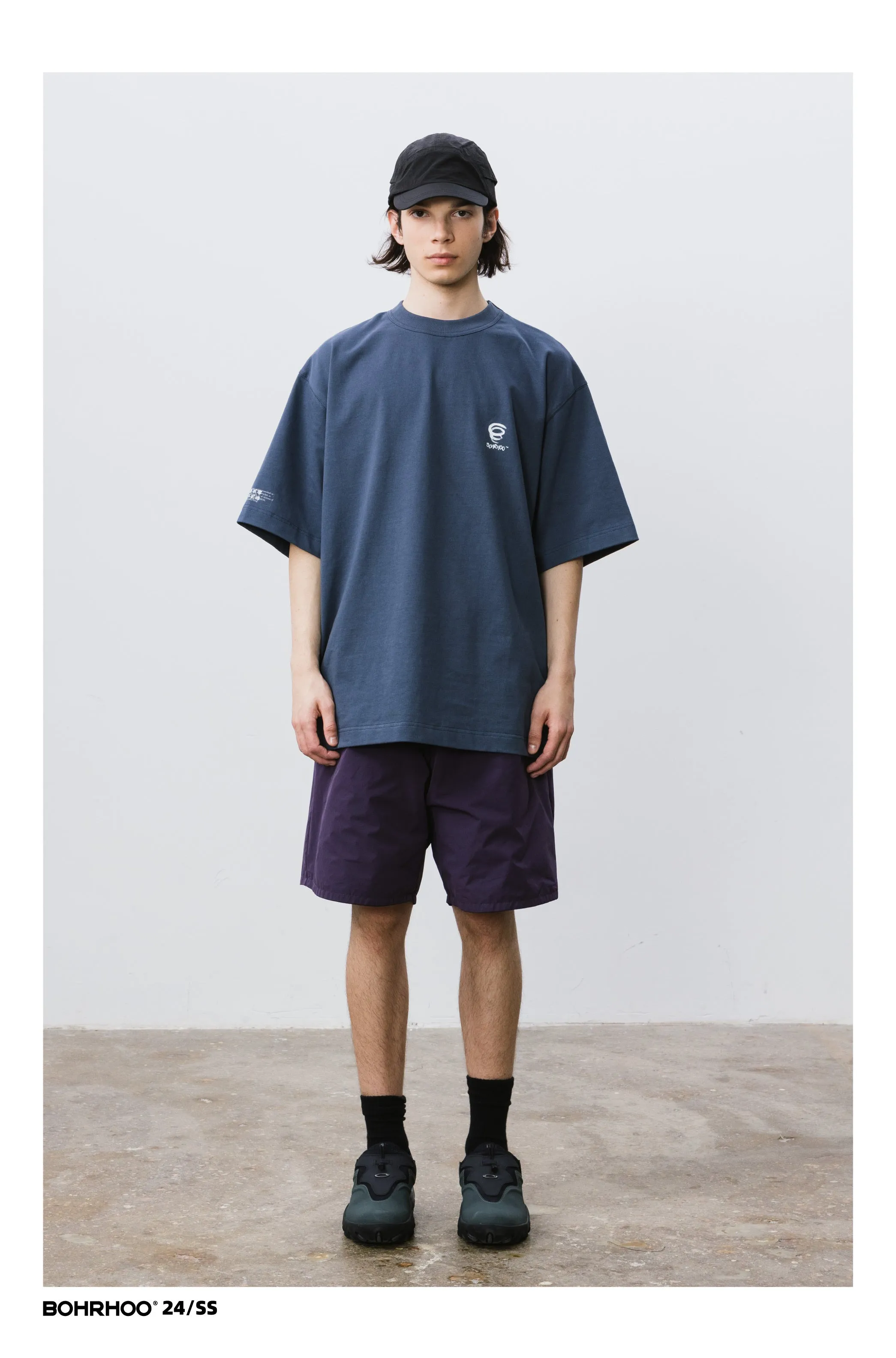 BOHRHOO ピュアコットンプリントTシャツ BHH008