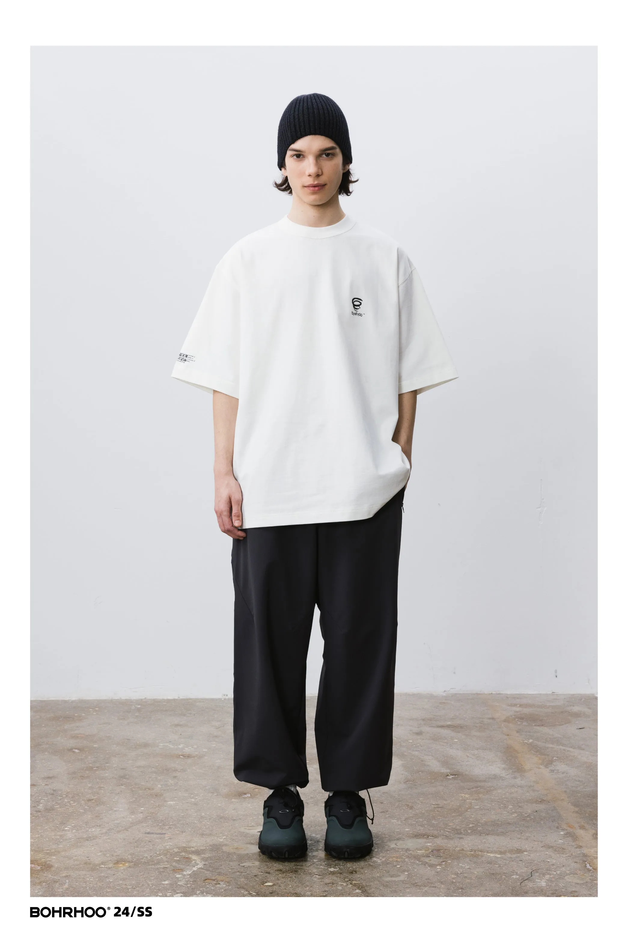 BOHRHOO ピュアコットンプリントTシャツ BHH008