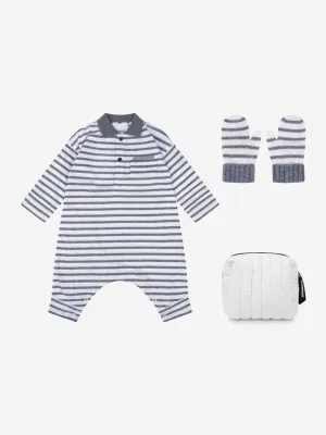 Burberry Baby Boys Striped Romper Gift Set
