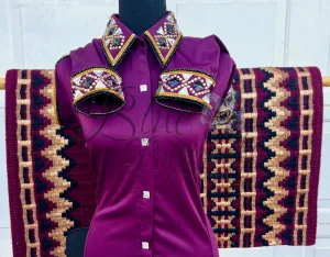 Burgundy Kate Western Day Shirt