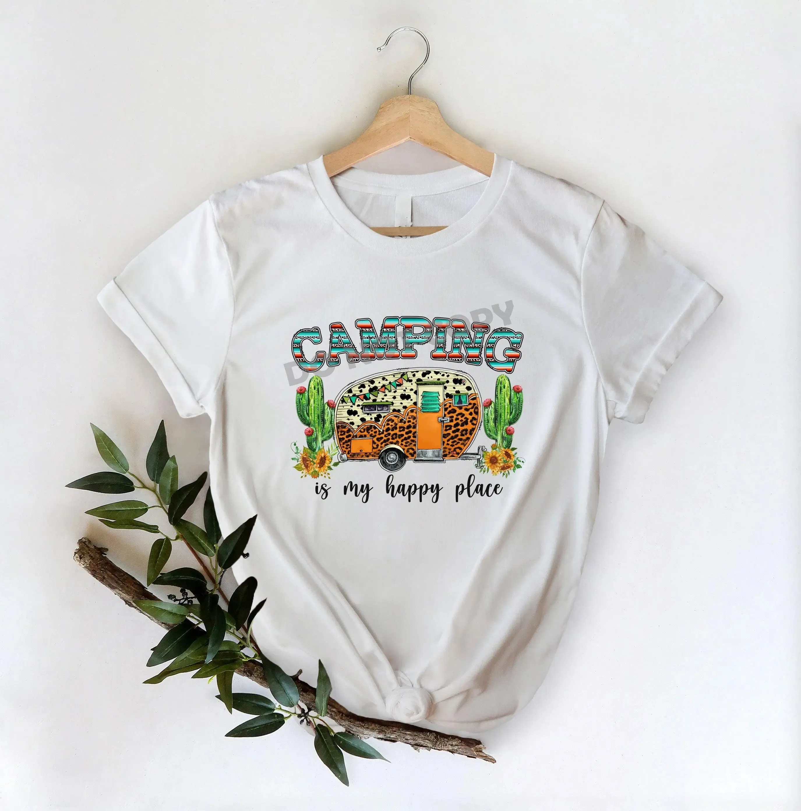 Camping Is My Happy Place - DTF Transfer