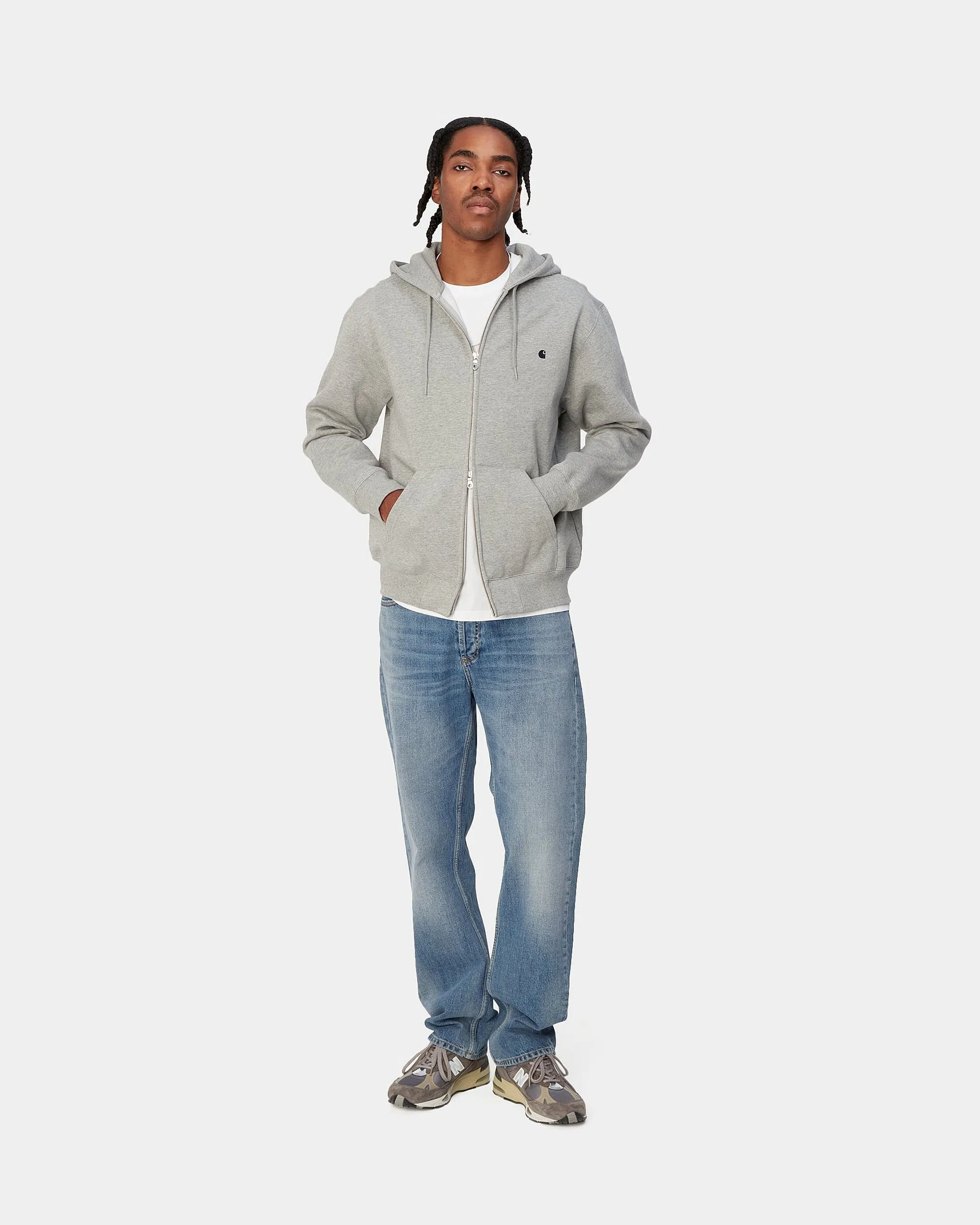 Carhartt WIP Marlow Pant Relaxed Straight Mens Jeans - Blue Worn Bleached