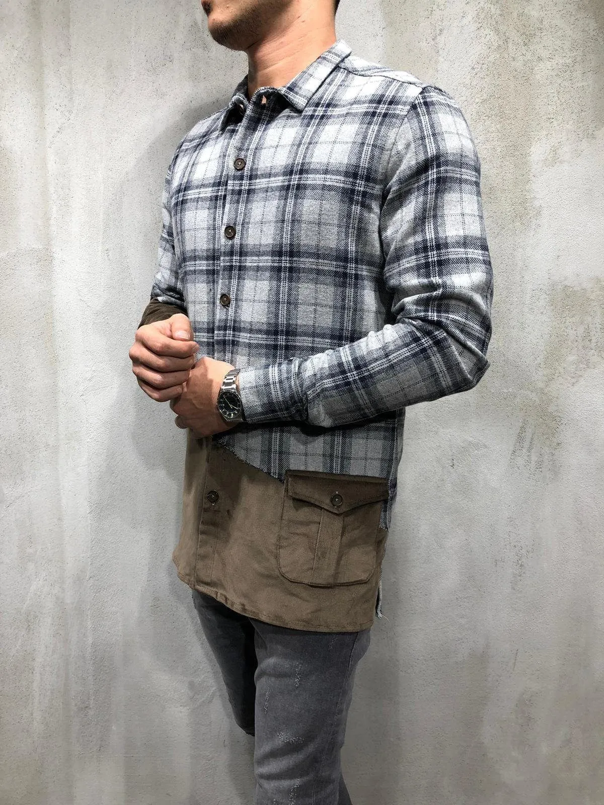 Check Shirt Canvas Patch