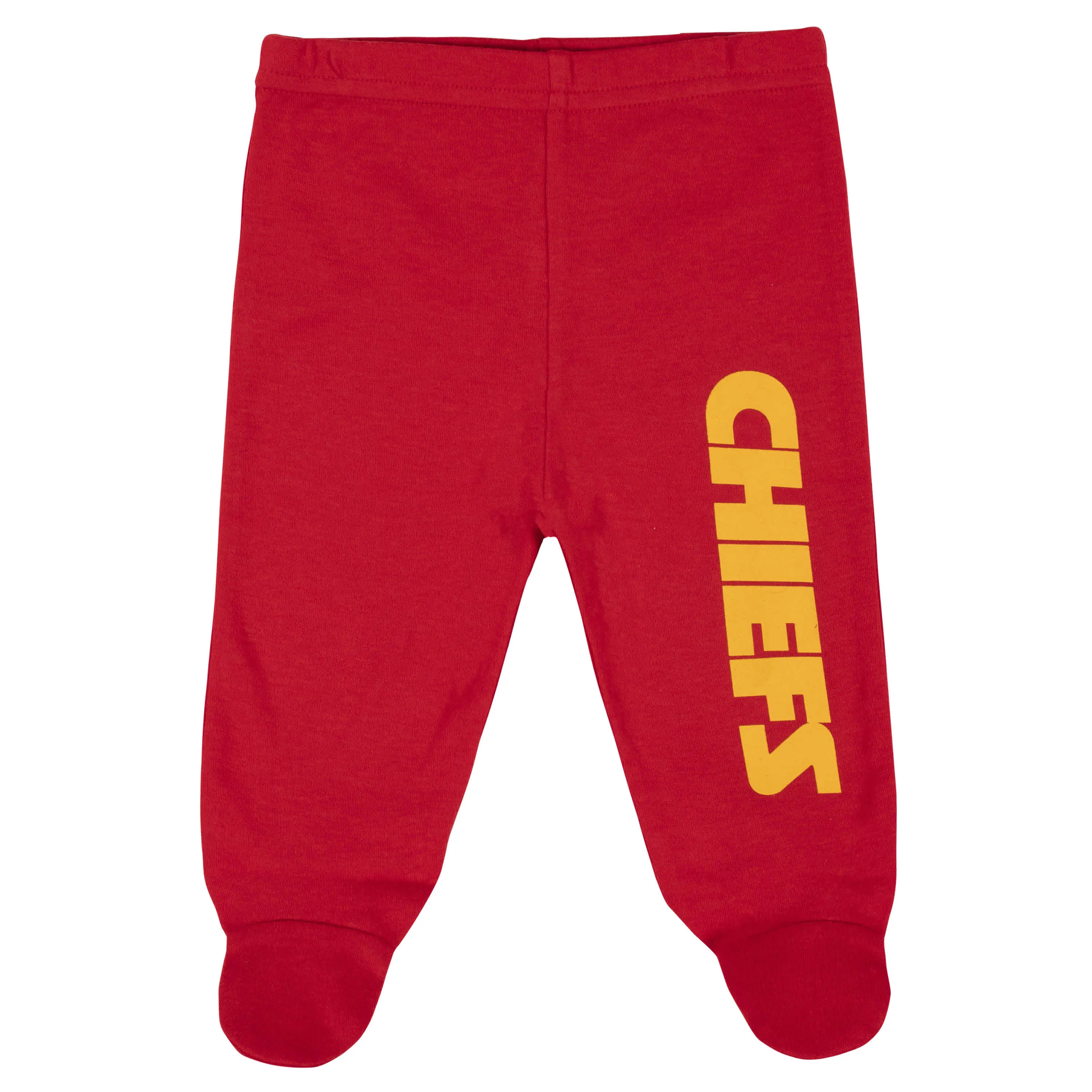 Chiefs Baby Boys 3-Piece Bodysuit, Pant, and Cap Set