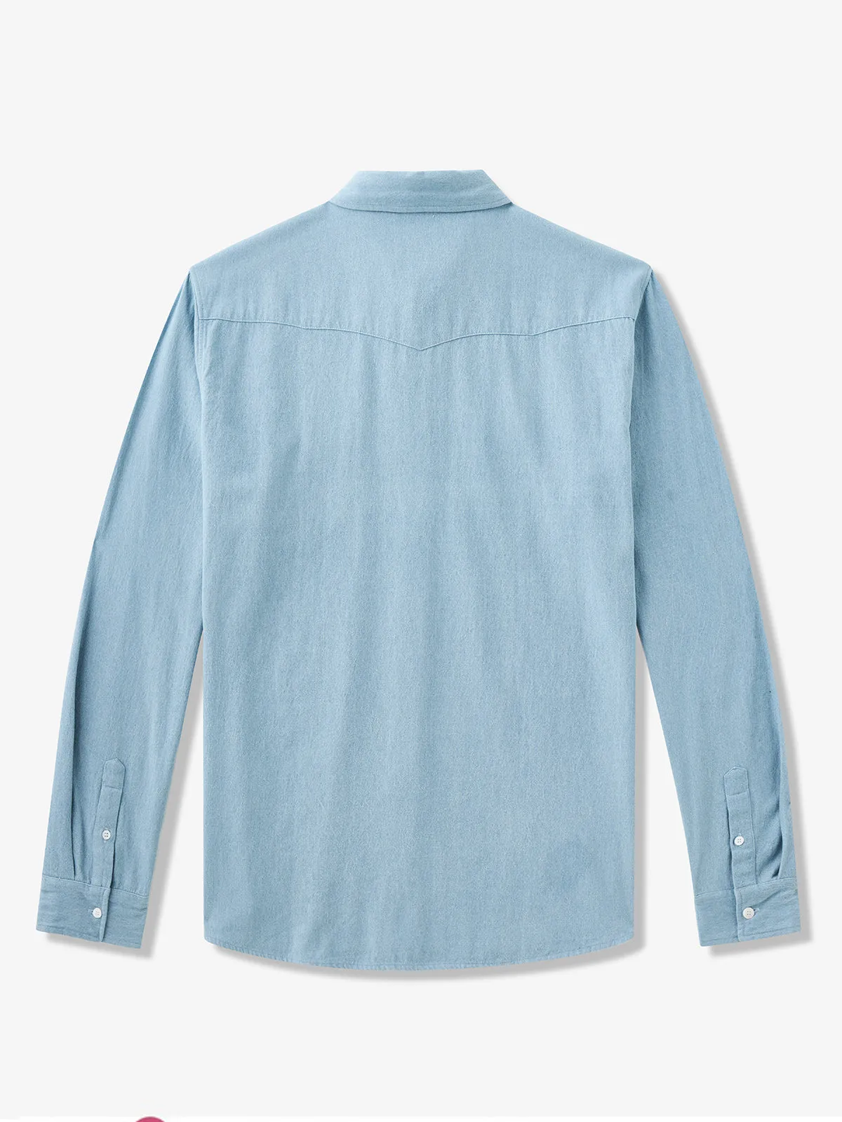 Classic Denim Blue Cotton Shirt