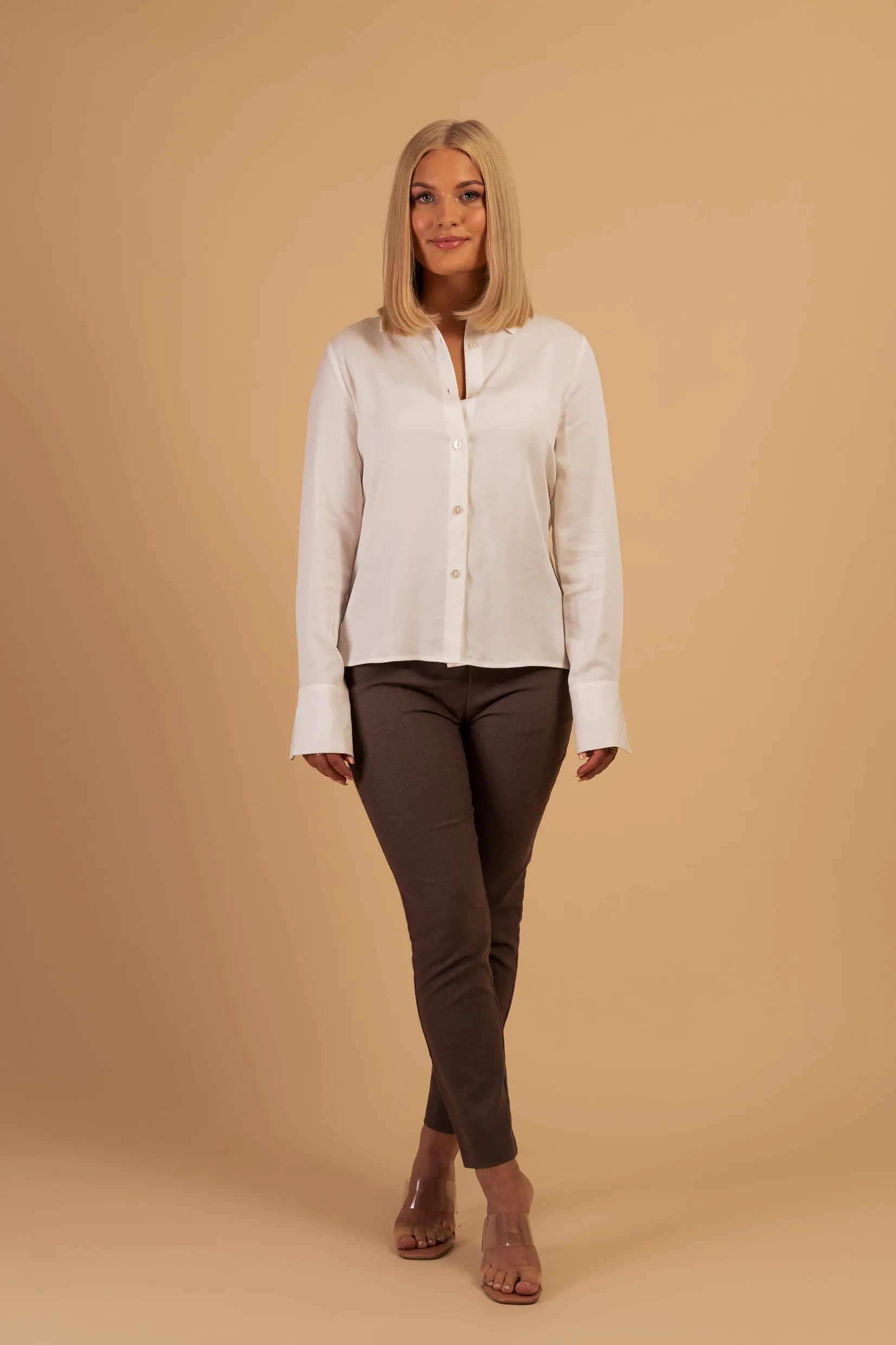 Classic slim fit shirt - White