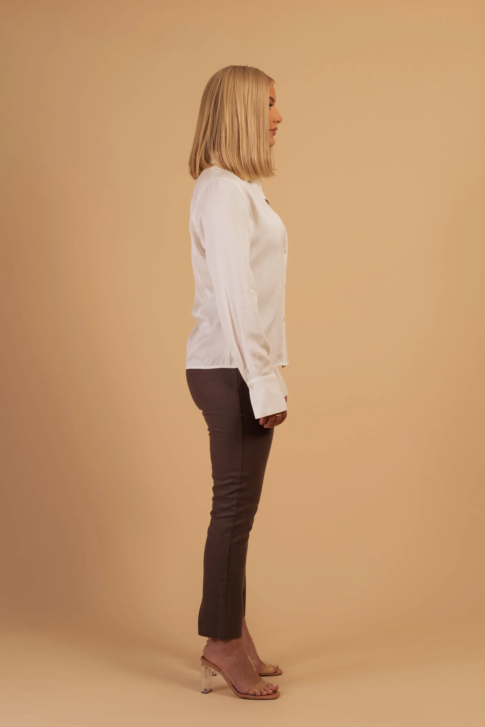 Classic slim fit shirt - White