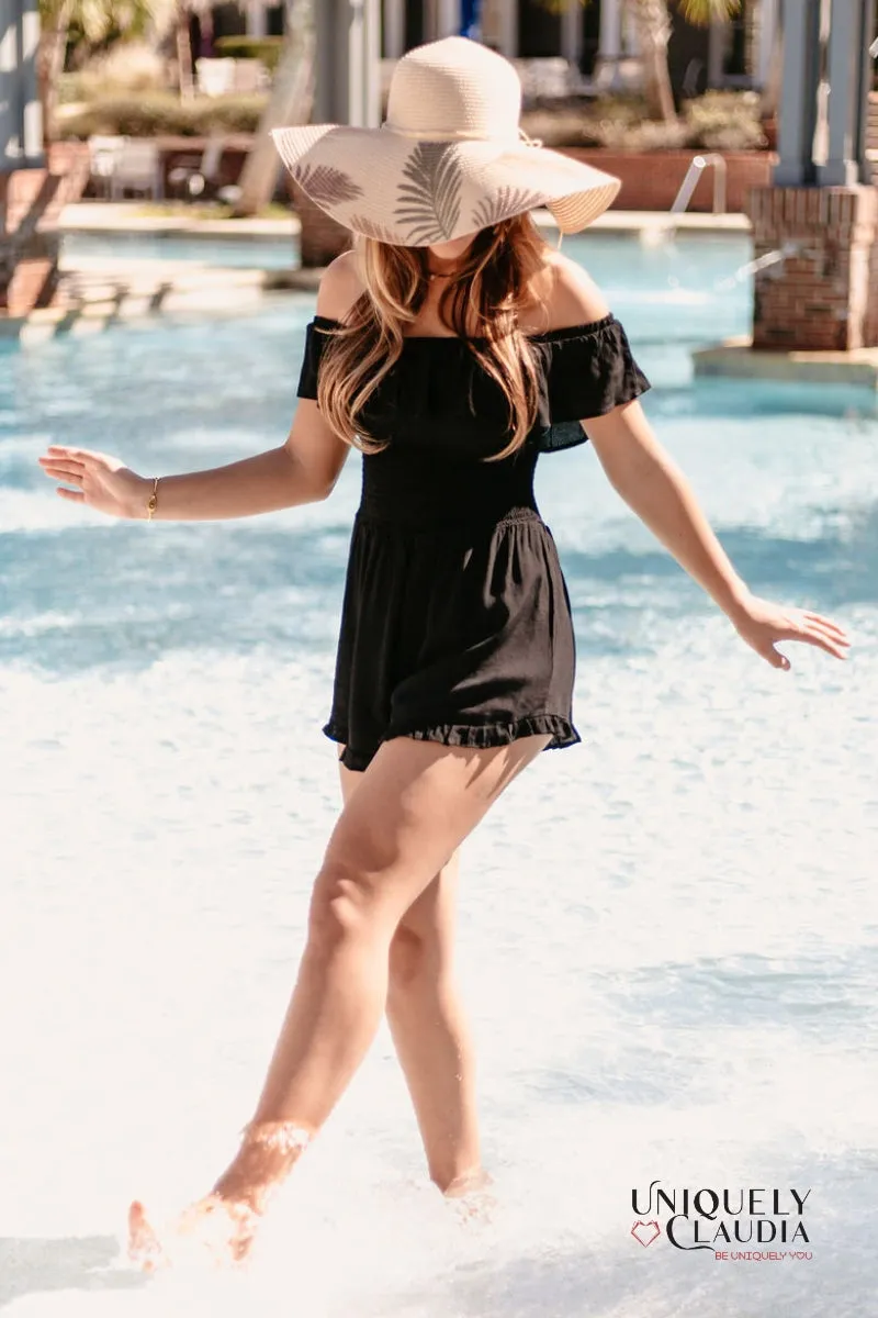 Colleen Off-Shoulder Gauze Romper