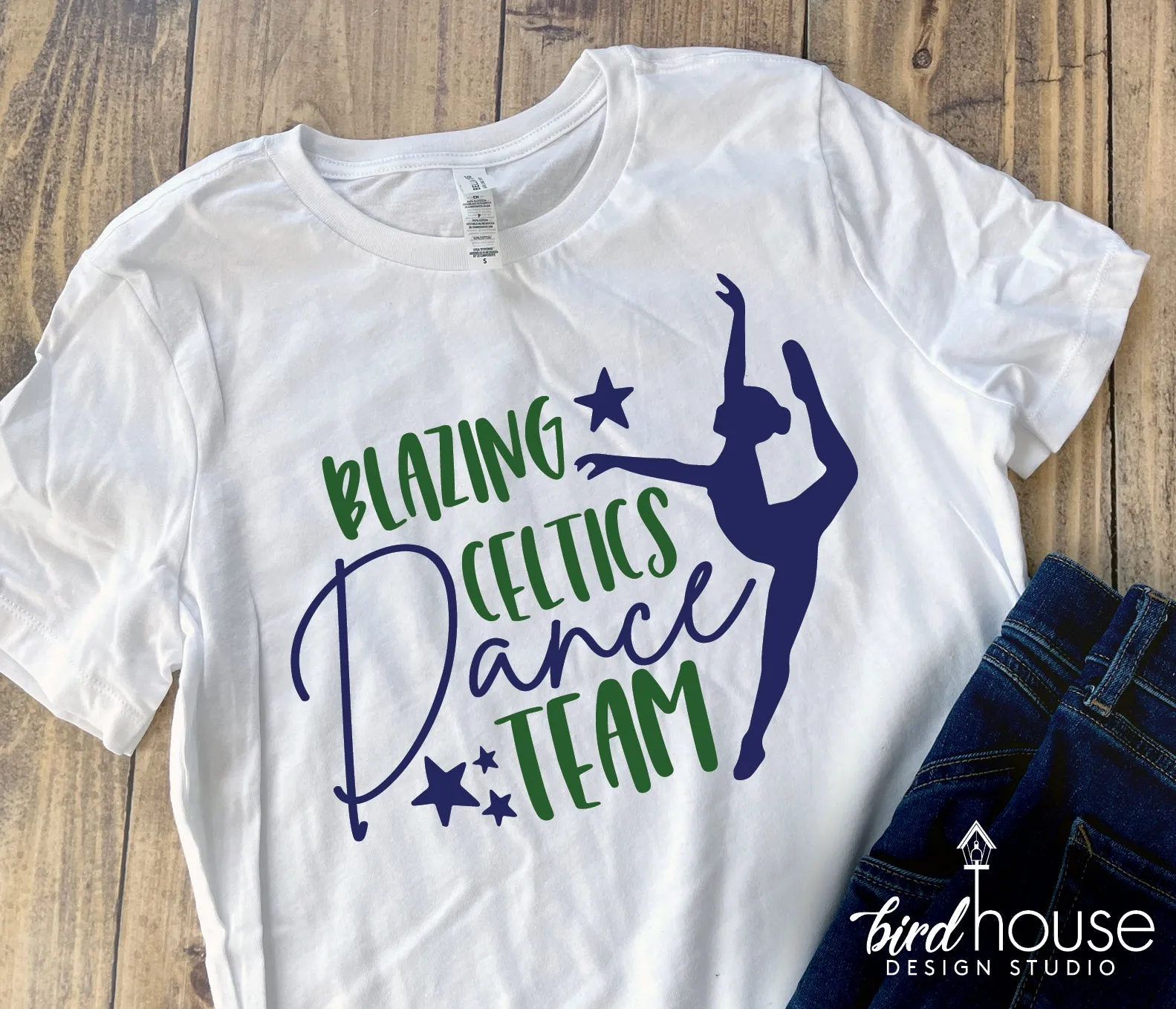 Dance Team Shirts, Personalized with any Studio or School Name
