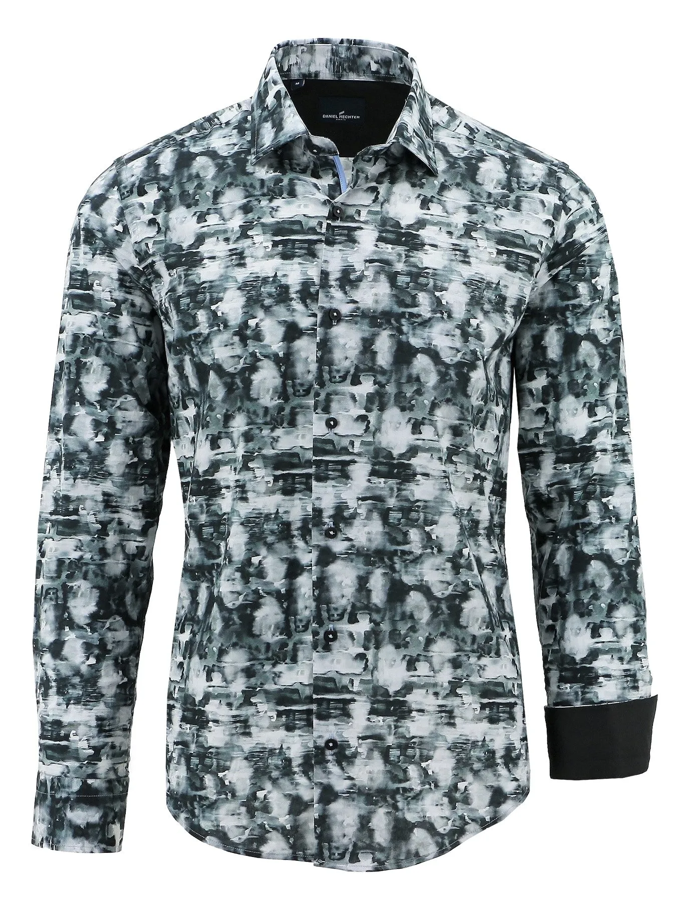 DANIEL HECHTER W23DCT1-02 Vogue Abstract Printed Shirt