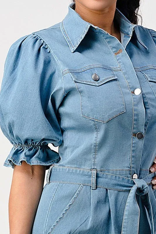 Darling Denim Romper