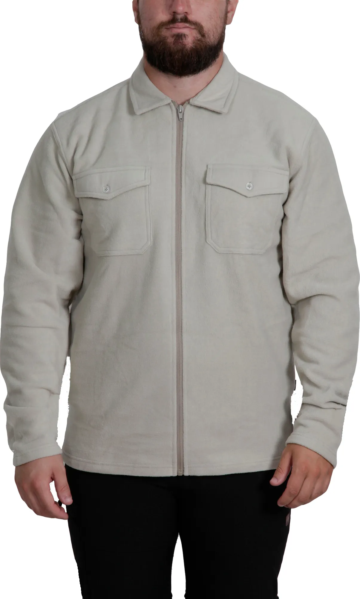 Dobsom Men&#x27;s Pescara Fleece Shirt Khaki | Buy Dobsom Men&#x27;s Pescara Fleece Shirt Khaki here | Outnorth