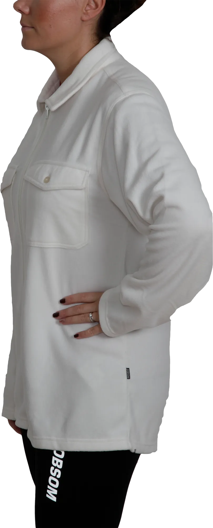 Dobsom Women&#x27;s Pescara Fleece Shirt Off White | Buy Dobsom Women&#x27;s Pescara Fleece Shirt Off White here | Outnorth