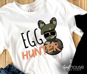 Egg Hunter Shirt, Cute Easter Graphic Tee