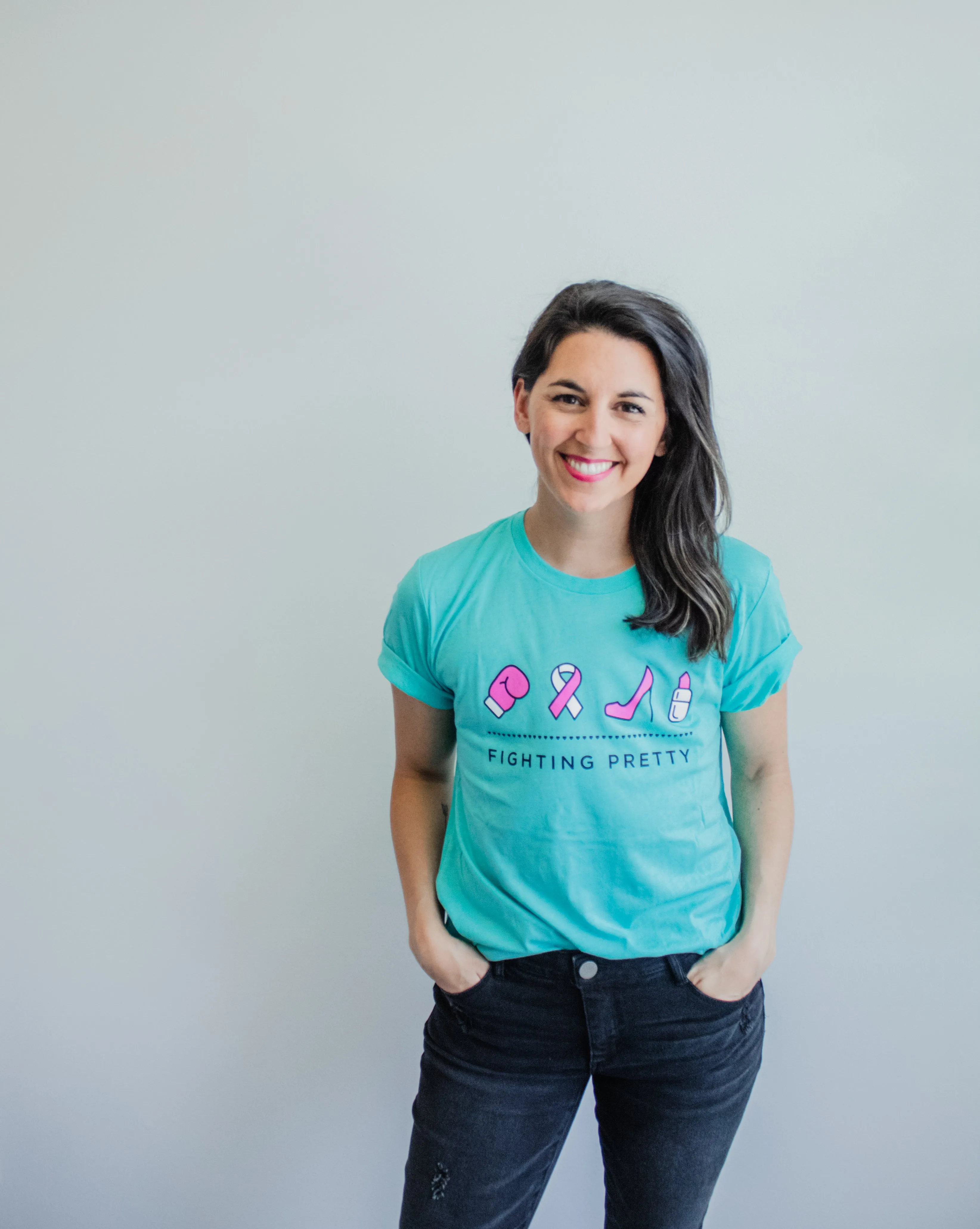 Fighting Pretty Logo Short-Sleeve Tee