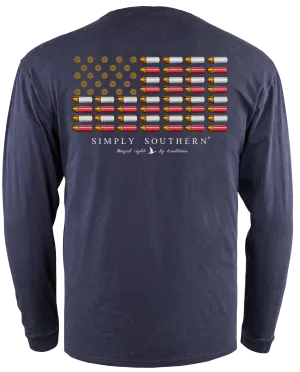 Final Sale✨ Flag Men's Long Sleeve Simply Southern