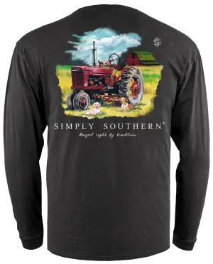 Final Sale✨ Tractor Men's Long Sleeve Simply Southern