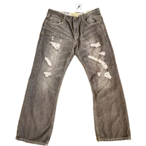 Franky Max Y2K Grey Jeans - Size 36