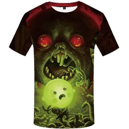 Game T shirts Men Animal Tshirt Printed Bear Tshirts Novelty Gothic Tshirt Anime War Tshirts Cool Short Sleeve T shirts Mens