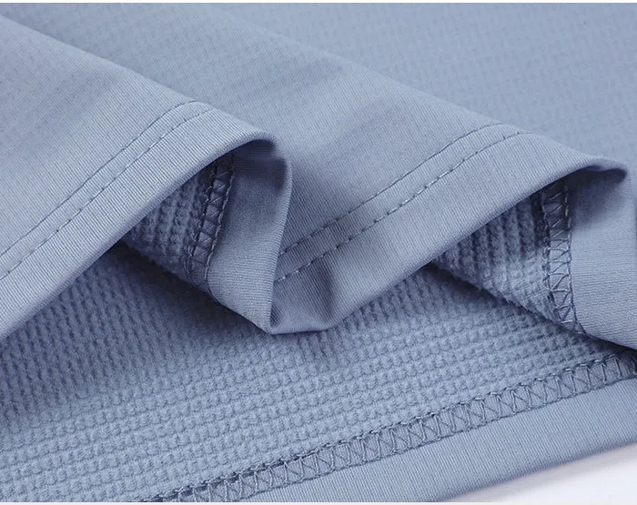 Half-Zip Fleece-Lined Stand-Collar Long-Sleeve